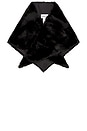 view 1 of 3 Cassi Faux Fur Scarf in Black
