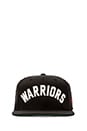 view 1 of 3 Warriors Arched Snapback in Black