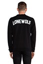 view 3 of 5 Lonewolf Crew in Black