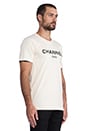 view 2 of 5 Channel Zero Tee in Black/Cream in Black & Cream