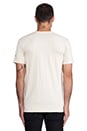 view 3 of 5 Channel Zero Tee in Black/Cream in Black & Cream