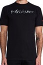 view 4 of 5 YSL Tee in Black/Black in Black & Black