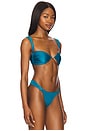 view 2 of 4 Soriya Bikini Top in Blue Fondale