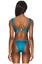 view 3 of 4 Soriya Bikini Top in Blue Fondale