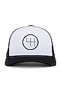 view 1 of 2 Shift Logo Trucker Hat in Black & White