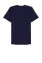 view 2 of 3 Cotton Stretch Tee in Admiral Blue