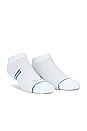 view 1 of 5 Athletic Tab Sock in White