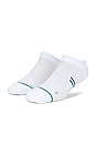 view 3 of 5 Athletic Tab Sock in White