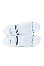view 5 of 5 Athletic Tab Sock in White