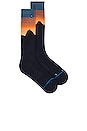 view 1 of 4 Rising Snow Sock in Navy