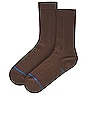 view 2 of 4 Icon Sock in Brown