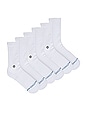 view 1 of 4 Icon 3 Pack Sock in White