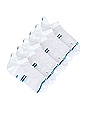 view 1 of 4 Athletic Tab 3 Pack Socks in White