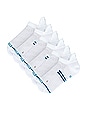 view 2 of 4 Athletic Tab 3 Pack Socks in White