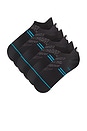 view 2 of 4 Run Ultralight Tab 3 Pack Socks in Black