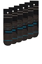 view 4 of 4 Franchise Ul Crew 3 Pack Socks in Black