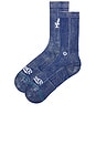 view 2 of 4 Fade LA Socks in Blue