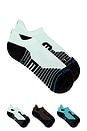 view 1 of 5 Down Time Mid Tab 3 Pack Socks in Ice Blue