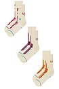 view 3 of 7 Saber Crew Socks Box Set in Multi