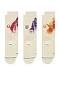 view 5 of 7 Saber Crew Socks Box Set in Multi