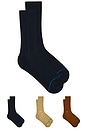 view 1 of 5 Icon 3 Pack Socks in Sand