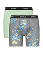 view 1 of 3 Bloombox 2 Pack Boxer Brief Set in Multi