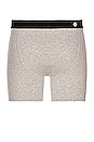 view 2 of 2 Standard 6in Boxer Brief in Heather Grey