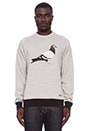 view 1 of 3 PULL BASE PIGEON in Heather Grey