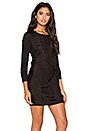 view 2 of 4 Twist Front Mini Dress in Black