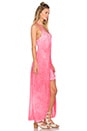 view 2 of 4 Oil Wash Supima Slub Jersey Scoop Neck Racerback Maxi Dress in Grapefruit