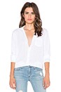 view 1 of 3 Shadow Stripe Button Up in White