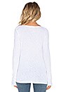 view 3 of 3 Twist Front Tee in White