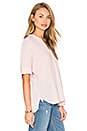 view 2 of 5 Bubble Gauze Short Sleeve Blouse in Rose