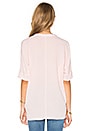 view 3 of 5 Bubble Gauze Short Sleeve Blouse in Rose