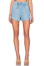 view 1 of 4 SHORT EN CHAMBRAY in Chambray