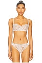 view 1 of 4 Entice Balconette Bra in White & Nylon