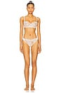 view 4 of 4 Entice Balconette Bra in White & Nylon