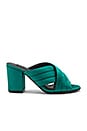 view 1 of 5 Zada Heel in Green Fabric