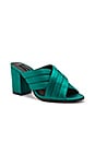 view 2 of 5 Zada Heel in Green Fabric