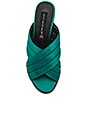 view 4 of 5 Zada Heel in Green Fabric