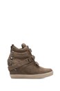 view 1 of 4 Jazmen Sneaker Wedge in Taupe Suede