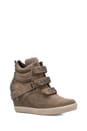 view 2 of 4 Jazmen Sneaker Wedge in Taupe Suede