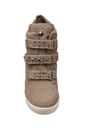 view 4 of 4 Jazmen Sneaker Wedge in Taupe Suede