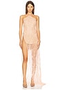 view 1 of 5 Aurora Gown in Peach