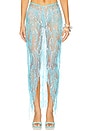 view 2 of 7 Hiba Skirt in Sky Blue