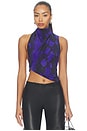 view 1 of 6 Aram Top in Snake Print Purple