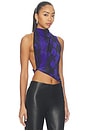view 2 of 6 Aram Top in Snake Print Purple