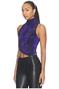 view 4 of 6 Aram Top in Snake Print Purple