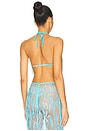 view 3 of 5 Hiba Halter Top in Sky Blue