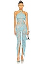 view 4 of 5 Hiba Halter Top in Sky Blue
